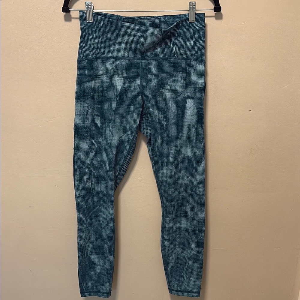 Blue Patterned Leggings